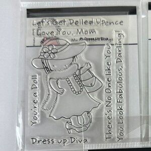 Pure Innocence Clear Acrylic Stamp My favorite Things Dress Up Diva